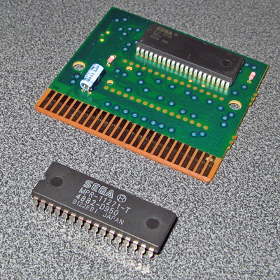 Removing the old masked ROM chip